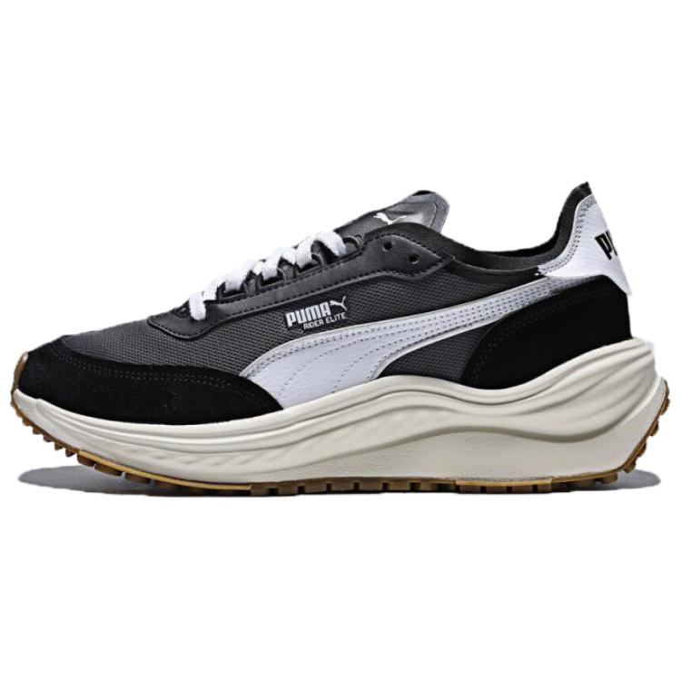 New PUMA Rider Low Top Casual Shoes Unisex Gray White Black 404617-01
