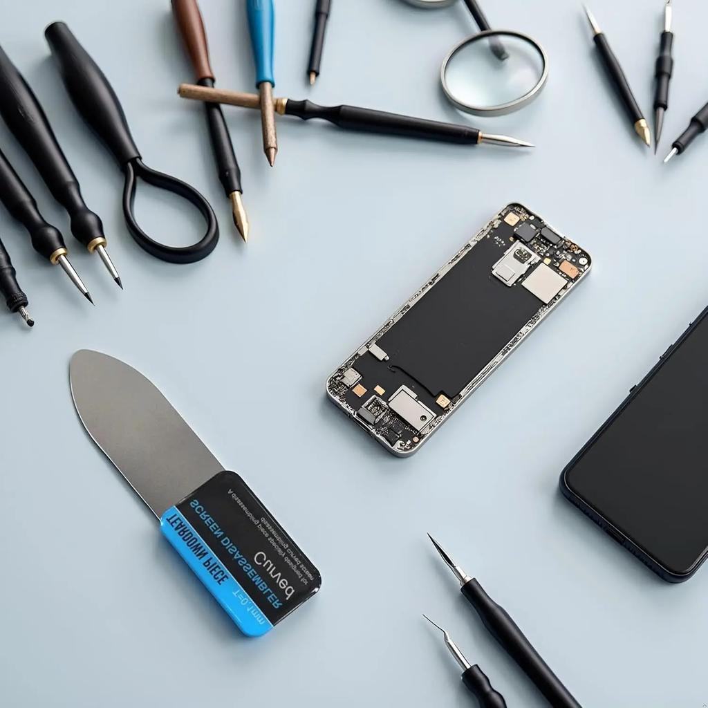 1/5Pc Phone Opening Pry Card Tools Ultra Thin Flexible Disassemble Tool Tra Thin Flexible Mobile Phone Disassemble Tool