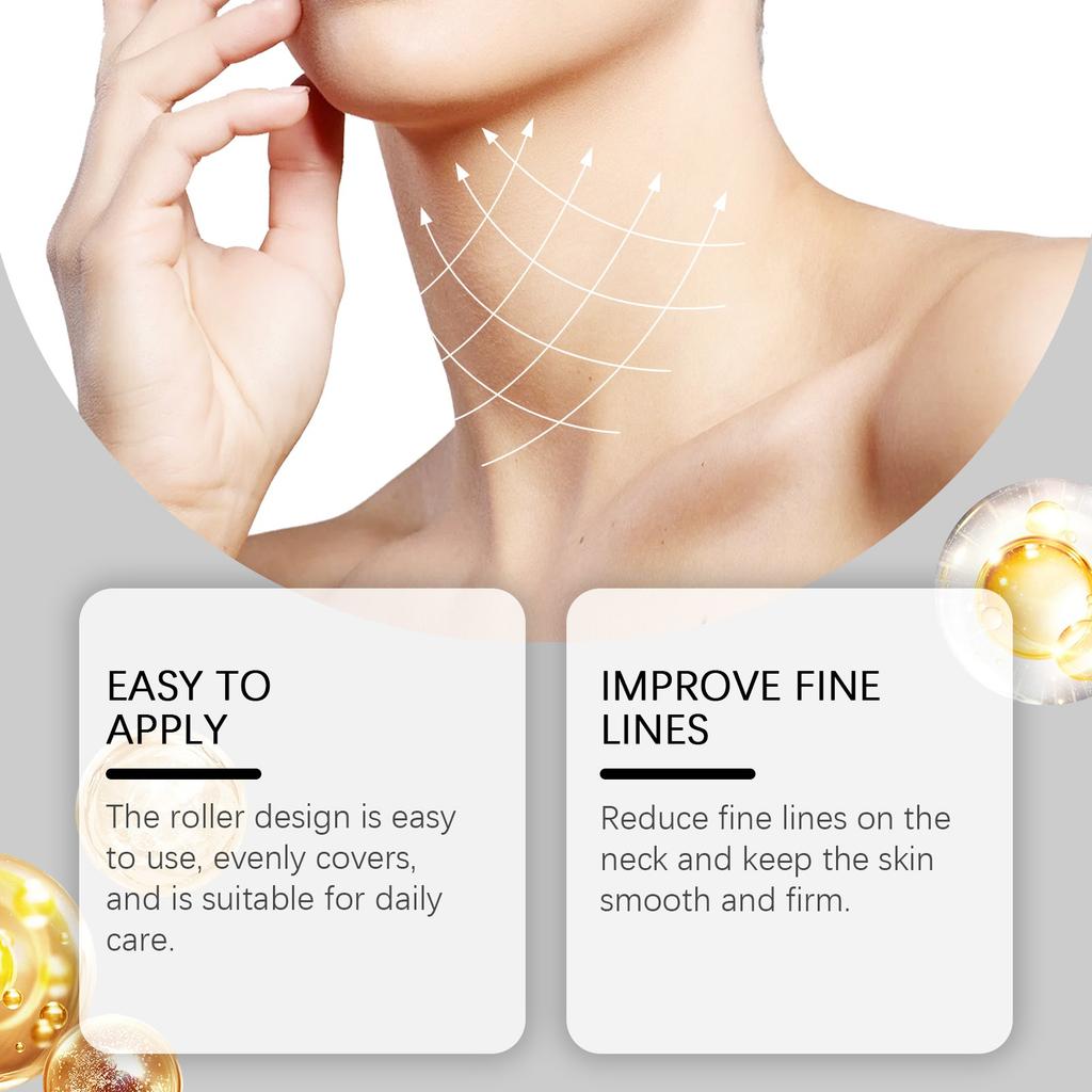 Firming Neck Cream Moisturizing And Firming Emulsion Roller Cream Lifting Neck Smoothing Moisturizer (1pc)