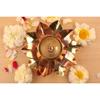 Set of 12 Brass Diya for Puja - Diyas Lamp Lotus Shape - Deepak for Pooja - Gift