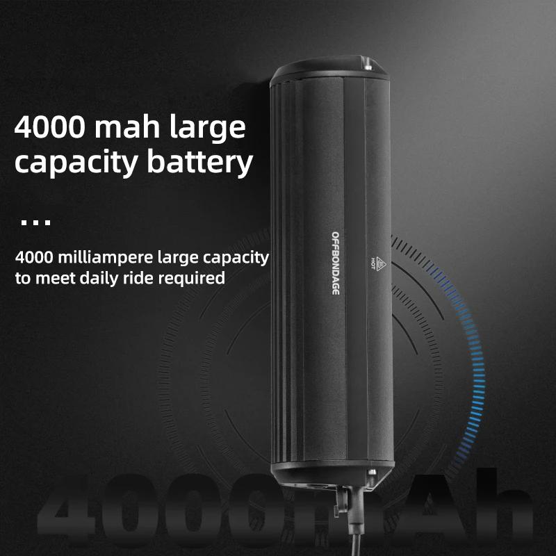 OFFBONDAGE Bicycle Light Front  Bike Light Waterproof Flashlight USB Charging MTB Road Cycling Lamp Accessories