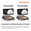 Shuttle Art Watercolor Brush Pen 25 Twin Marker Set with Brush and Extra Fine Includes 1 Coloring Perfect for Picture and Art Supplies with Case Set,