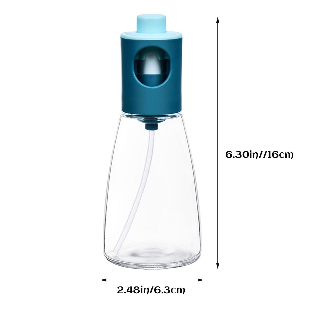Oil Sprayer for Cooking 180ml Versatile Glass Oil Dispenser Oil Mister Oil Bottle for Baking Roasting Grilling