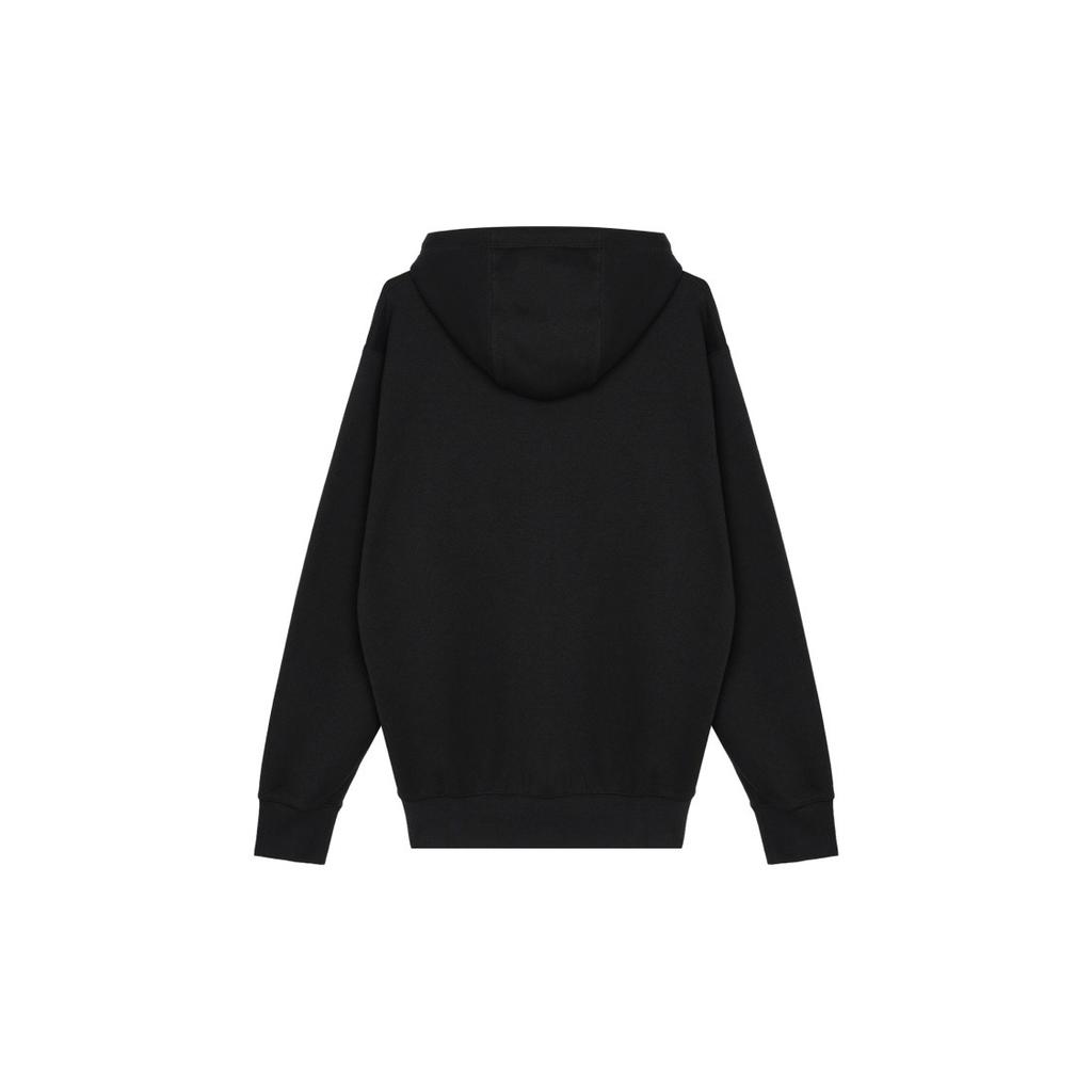 Nike Letter Logo Print Long Sleeve American-Style Sweatshirt for Men Black