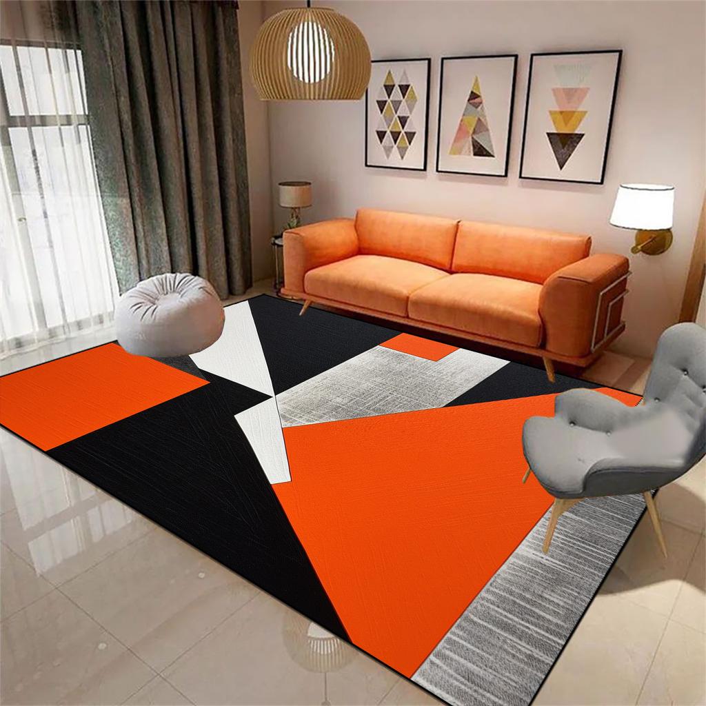 Light Luxury Nordic Rugs Living Room Decoration Coffee Table Carpet Home Non-slip Bedroom Decor Cloakroom Floor Mat Customizable