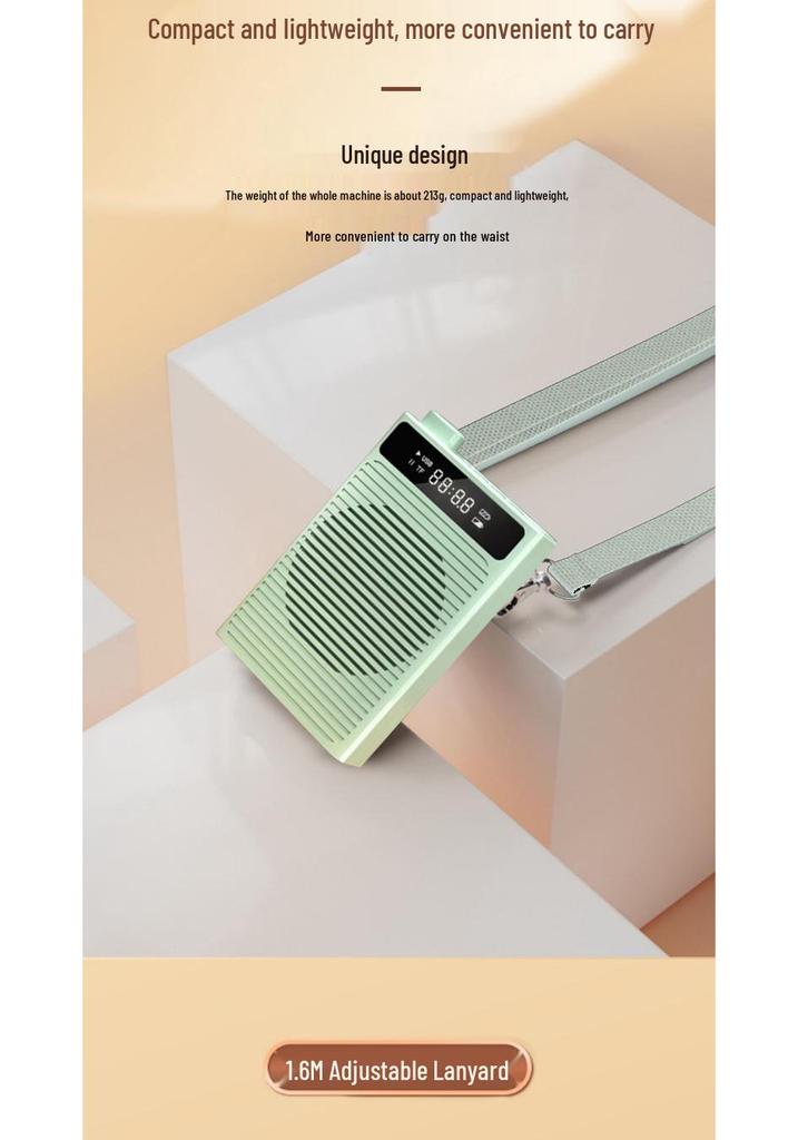 Little Bee Wireless Handheld & Head-mounted Speaker with Microphone