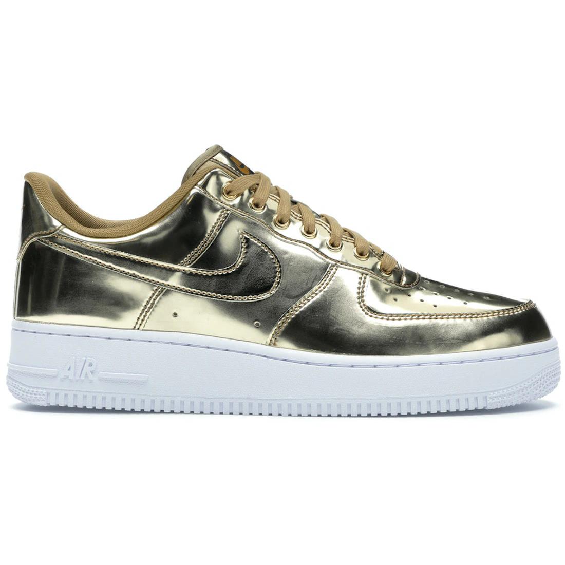 

Sneaker Nike Air Force 1 Low Metallic Gold (Women s)(CQ6566-700) 36