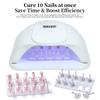 Non-Magnetic Nail Display Stand Transparent False Nail Tips Holder  Manicurist Tools