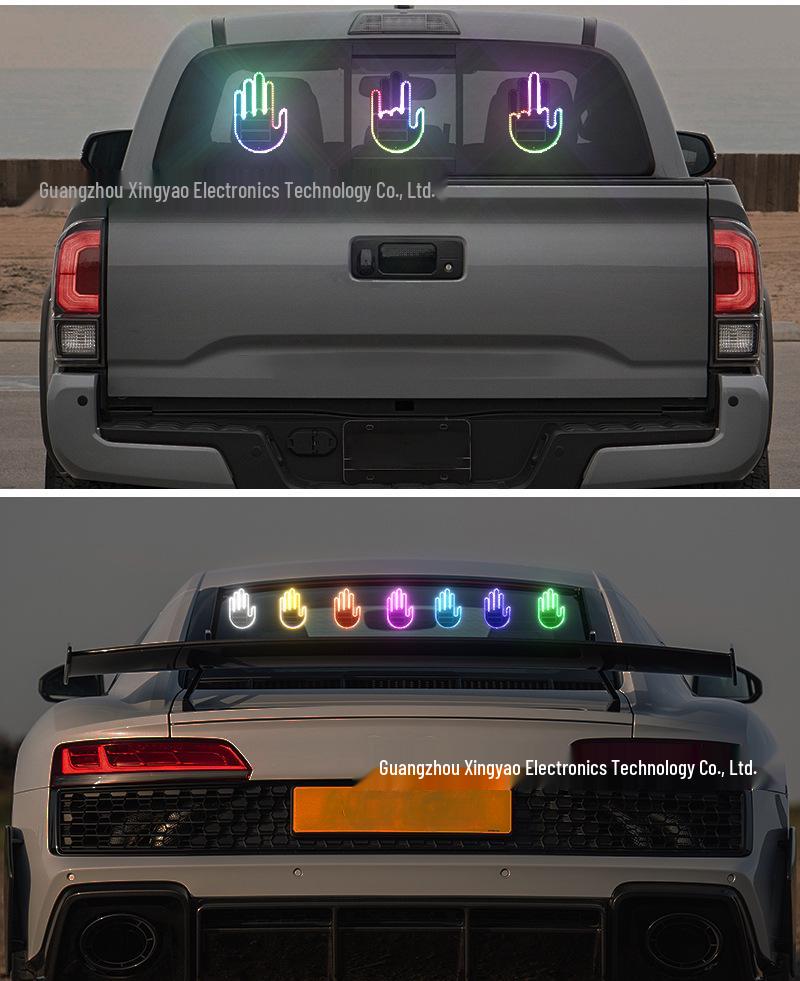 Phantom 7 Multi-Mode Dynamic Gesture Rear Window Warning Light