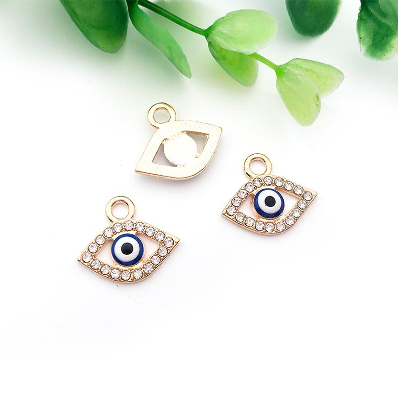 Evil Eye Charms with Butterfly & Starfish Connectors for DIY Jewelry Bracelets & Necklaces