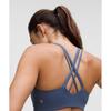 Lululemon Energy Bra MeDium Support  B D Cups  Evolve Blue Twill