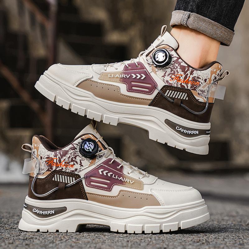 Autumn and winter casual sports board shoes new white Martin boots G