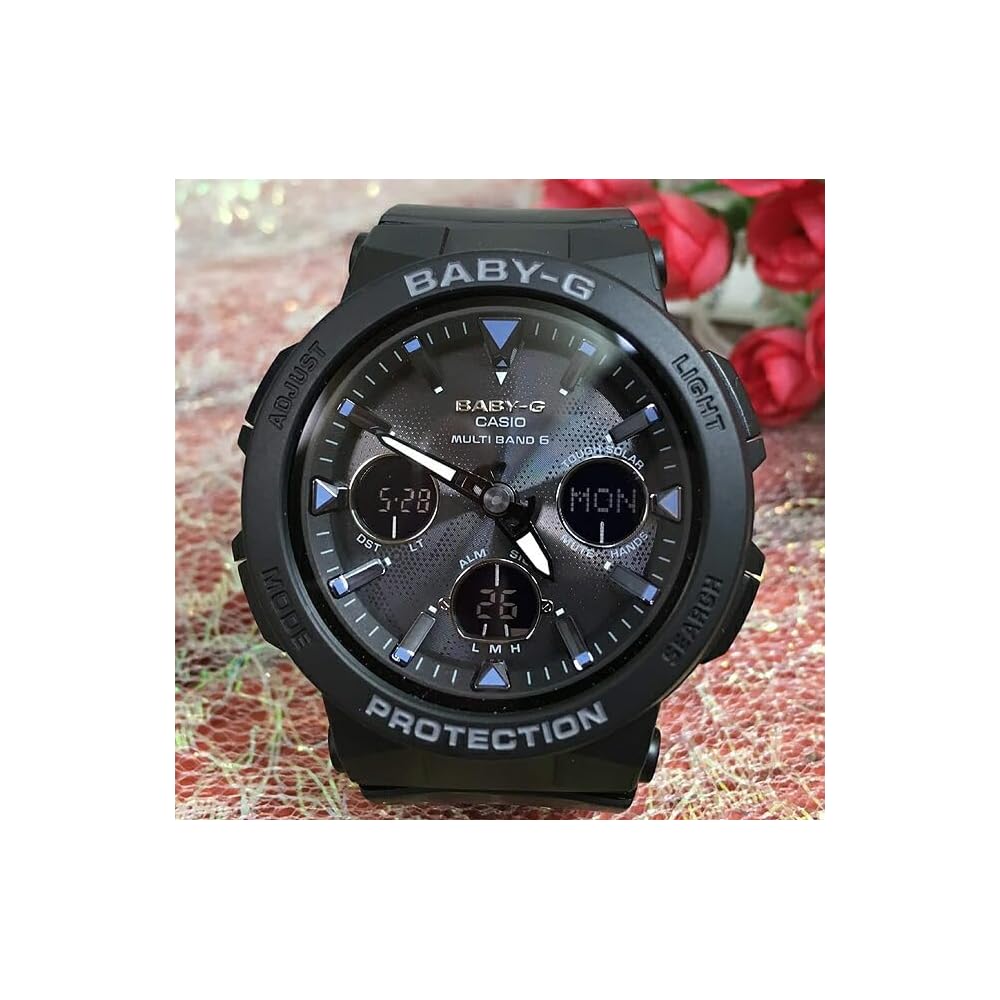 Casio G-Shock Baby-G Analog-Digital Solar Watch Set with Pair Case GST-W310-1AJF BGA-2500-1AJF