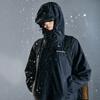 Li Ning CF Reflective Waterproof Windbreaker Jacket Women Jackets Black ACFU006-1