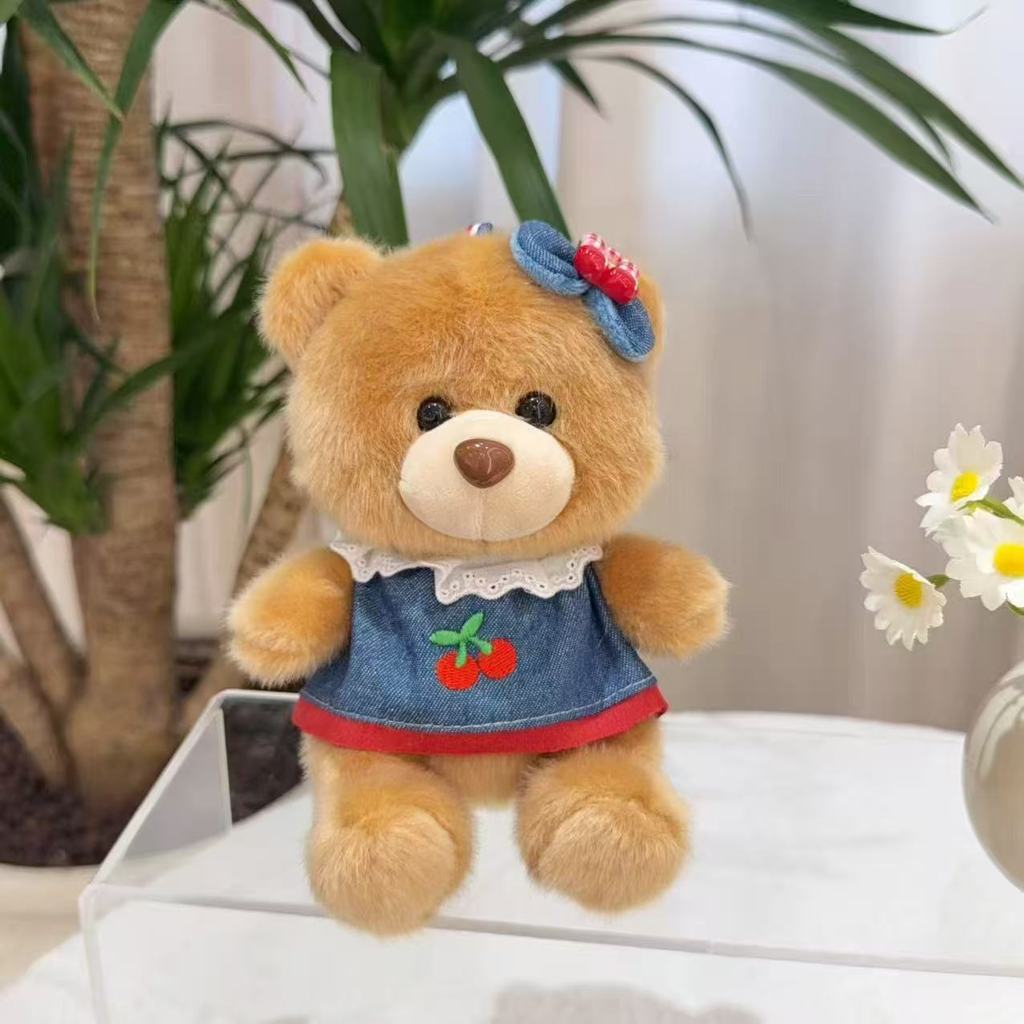Plush Bear Keychain Cute Chef Bear Cartoon Toy For Kids And Teens