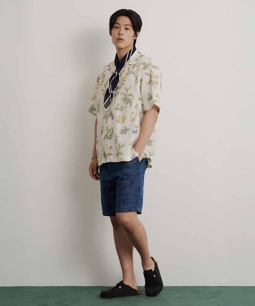 Binpolmen Marine Denim Half Pants Navy