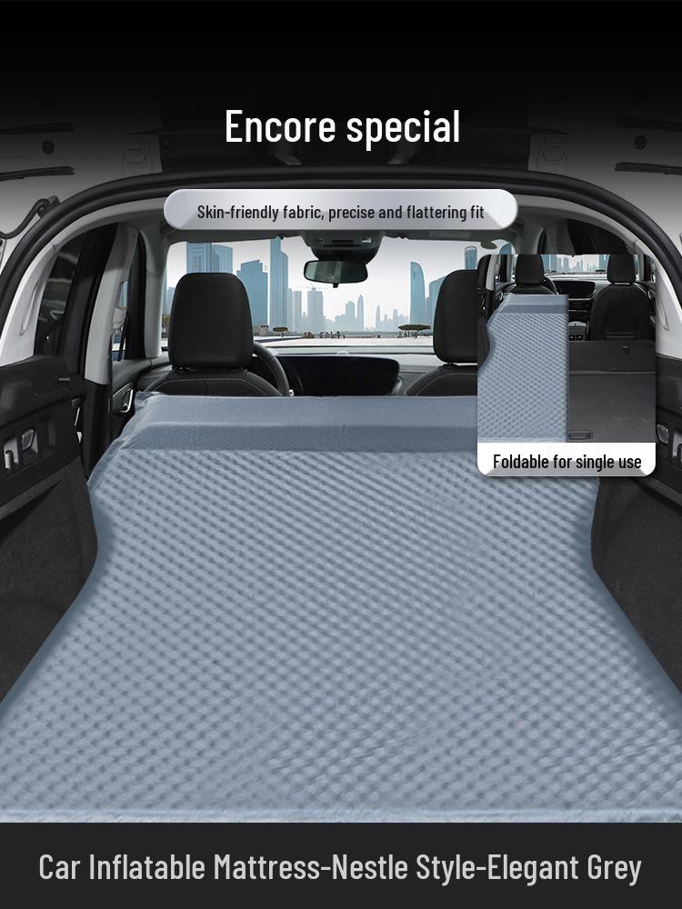 Buick Envision & Enclave SUV Inflatable Trunk Bed - Portable Sleeping Travel Mat with Free Inflation.