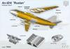 Modelsvit Antonov Ruslan Large Transport Aircraft Plastic Model Kit MVR7202 1/72 An-124 (Airplane)