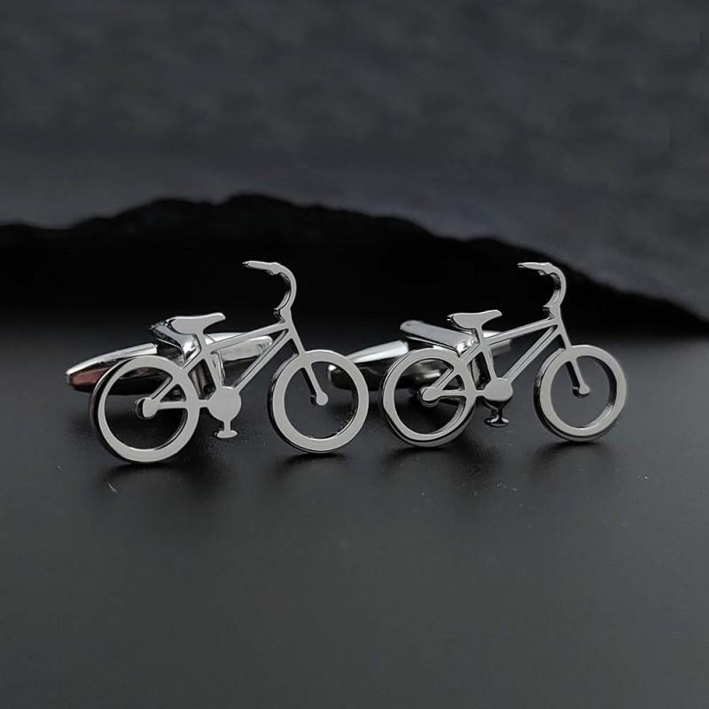 

Extreme Wings Hollow Out Bicycle Theme Cufflinks Sports Suit Dual Purpose Trendy Men s Essential Wear Resistant Precision 14k серебряный