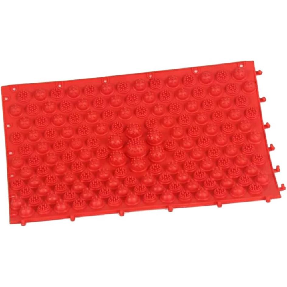 Foot Massage Mat Acupressure Plate for Blood Circulation Relief Portable TPE Reflexology Pebble Mat for Office Workers and Seniors Convenient Relief