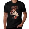 Cute Karate Girl TShirt Odor Resistant Short Sleeve Top