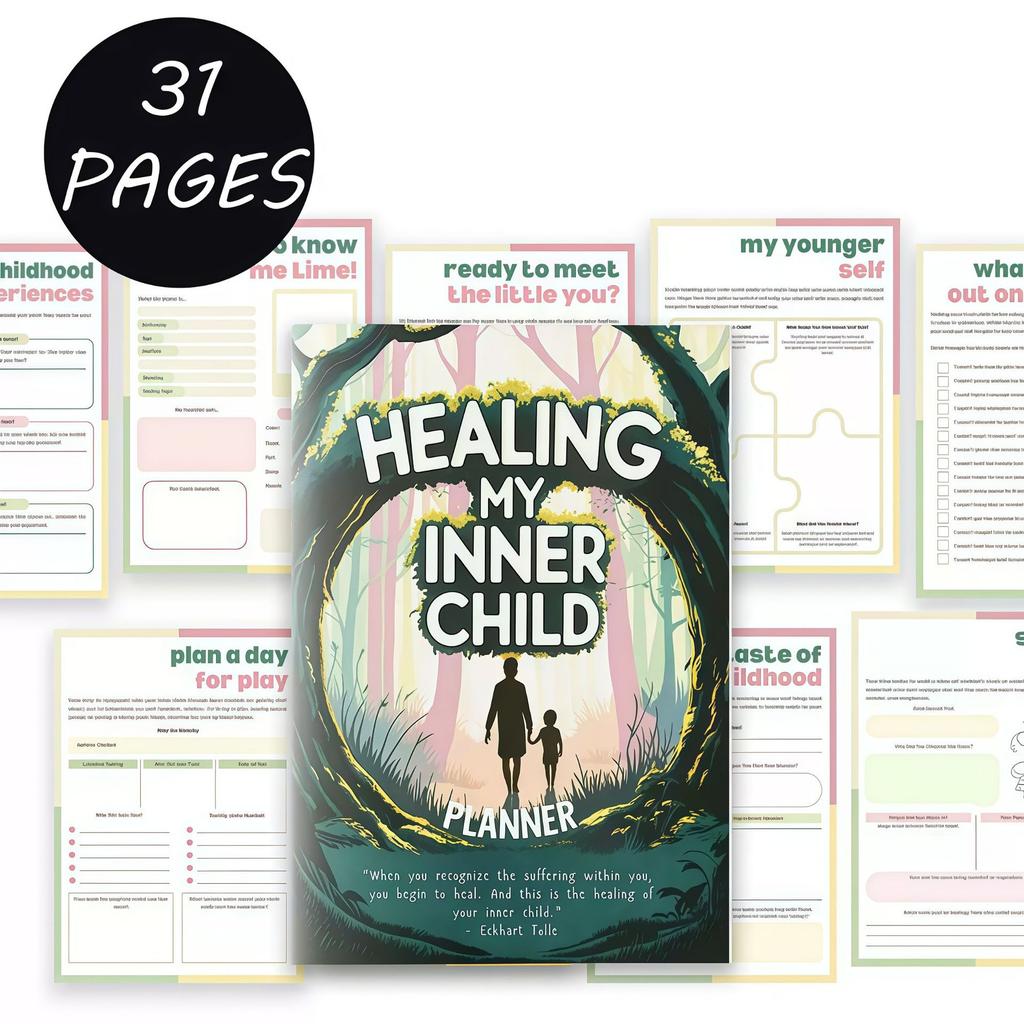 Healing my Inner Child Project Painting Book