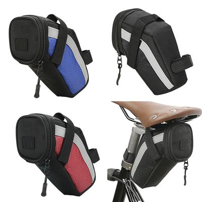 Sac pour Vélo pour Porte-Bagages Arrière de Vélo 1.5L Imperméable Coffre de Vélo Sacoches Sièges de Selle Porte-Bagages avec Réflecteurs
