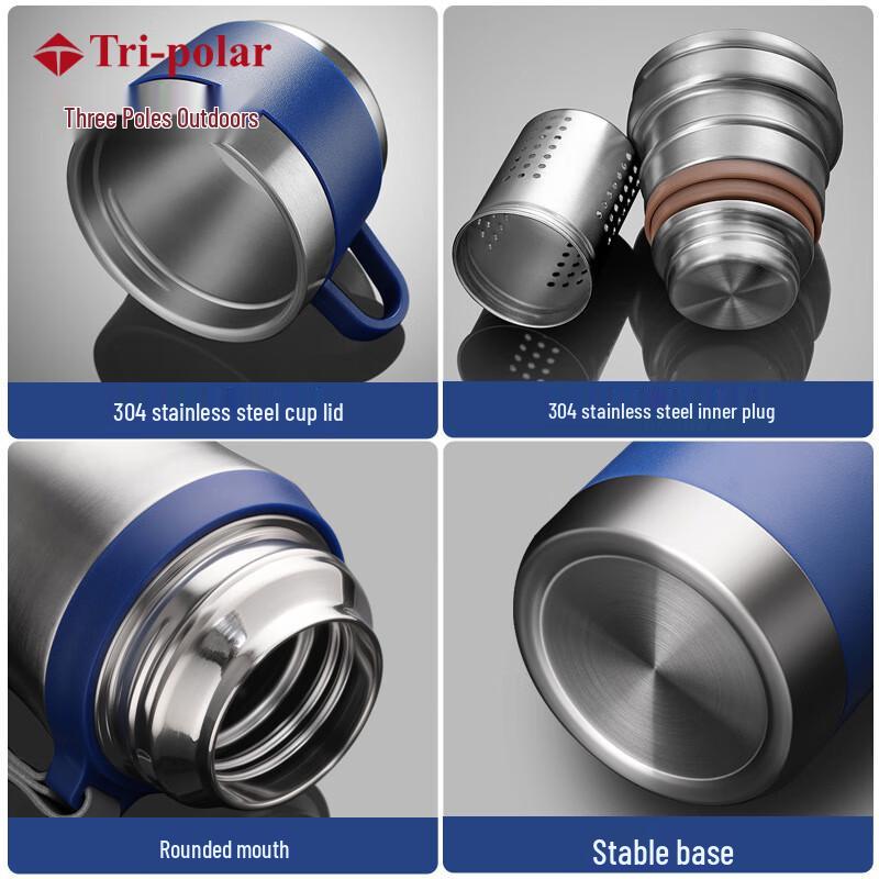 Tri-polar TP3638 316 Stainless Steel Vacuum Insulated Travel Flask