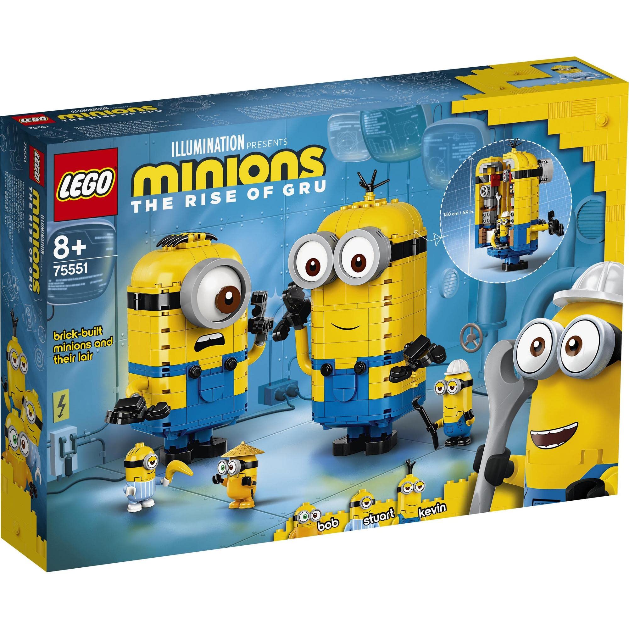 

LEGO Minion Secret Base 75551, Toy Blocks, Gift for Boys and Girls, Ages 8 and Up