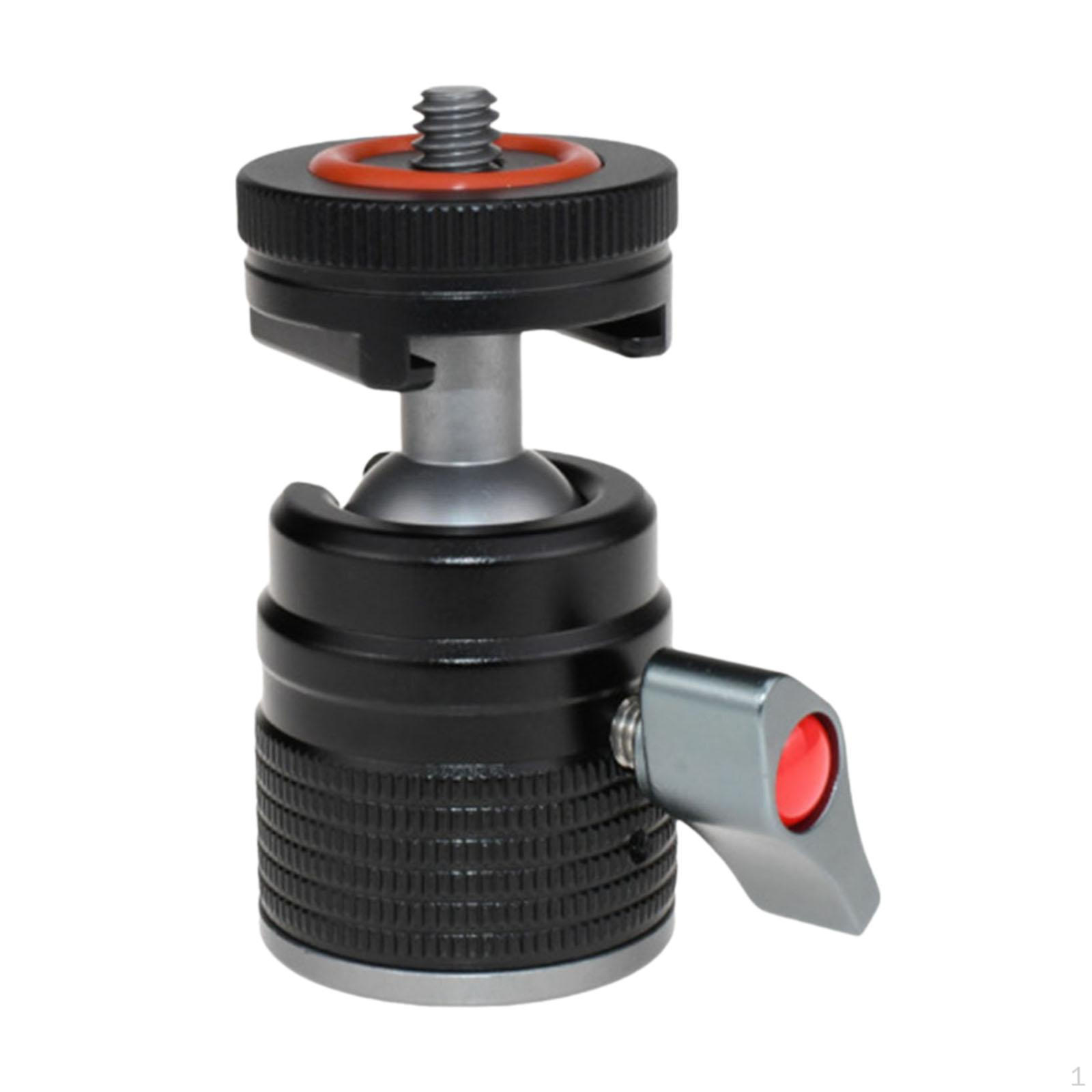 

-Штативная головка Крепление для телефона на штатив Алюминиевый сплав Совместимо с Черное Фото-крепление Камера T31D