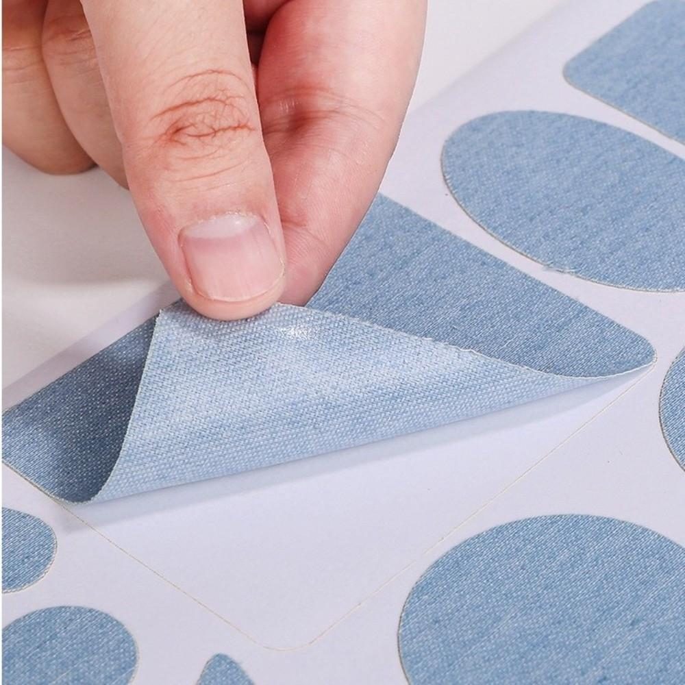 Reinforcement Repair Patches Blue Denim Clothing Patches New Self-Adhesive Patches  for Knee Repair
