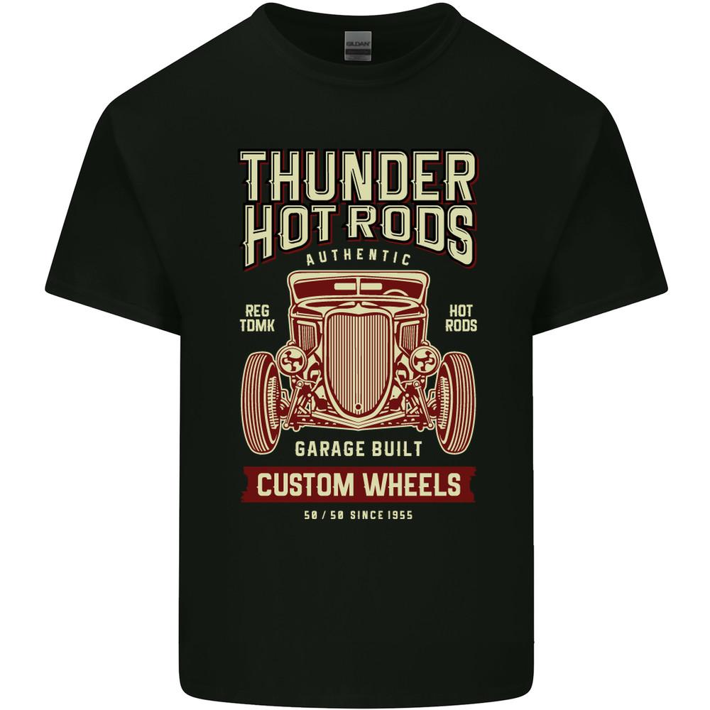 Thunder Hotrods Hot Rod Dragster Car Mens Light Cotton T-Shirt Unisex T-Shirt S