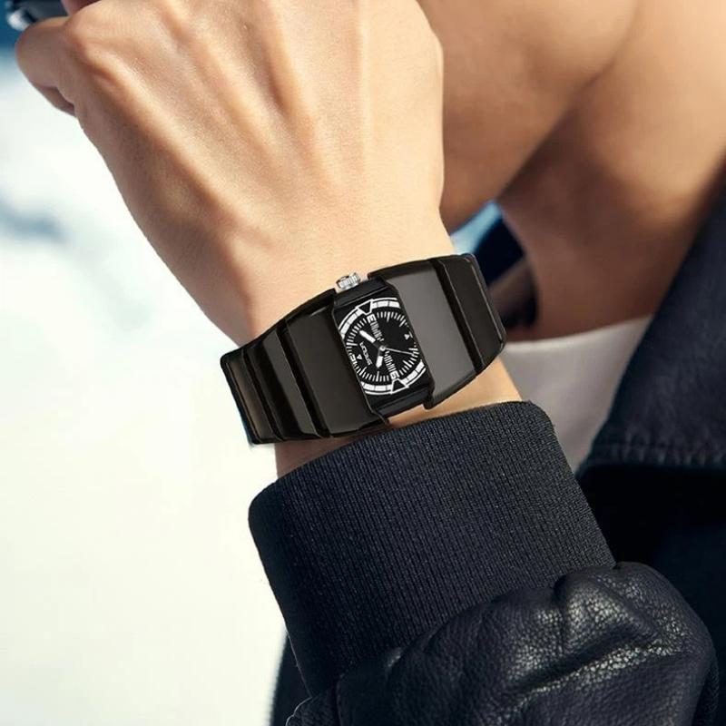 SANDA Cool Watch For Men Creative Style Alien Design Waterproof Luminous Quartz Watches Male Sports Wristwatch