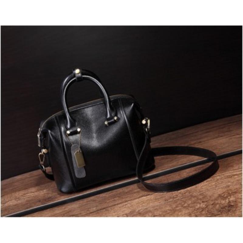 Fashion New Women's Bag Lychee Pattern Pillow Bag Trendy Simple Single Shoulder Crossbody Small Bag Solid Color Handbag
