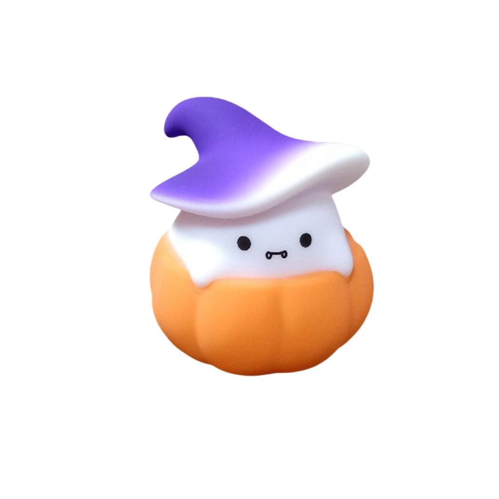 Pumpkin Night Light Halloween Silicone Pat Light USB Charging 3-speed Dimming Atmosphere Light