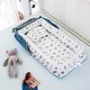 Portable bed-in-bed baby crib foldable newborn bed removable bionic anti-pressure bb bed-in-bed