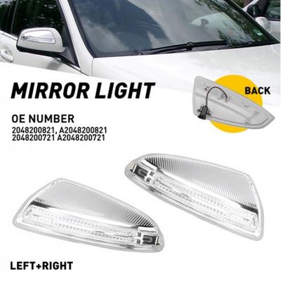 Right Left Side Mirror Turn Light Signal Amber For Benz Mercedes W204 C250 C300