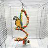 Bird Toys Parrot Climbing Rope Parrot Colorful Toy Climbing Rope Rotating Climbing Rope Bird Relax Play Grinding Toy Rope