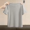 Damen T-Shirt mit Rundhalsausschnitt und Strasssteinen