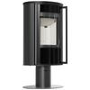 Steel Stove On Pedestal KRATKI ERIK Ø 150 5,5 kW Self Closing Door