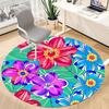 1pc Floral Pattern Chair Carpet for Office,  Soft and Durable Office Rug for Interior Decoration, Perfect for Office yy251227096