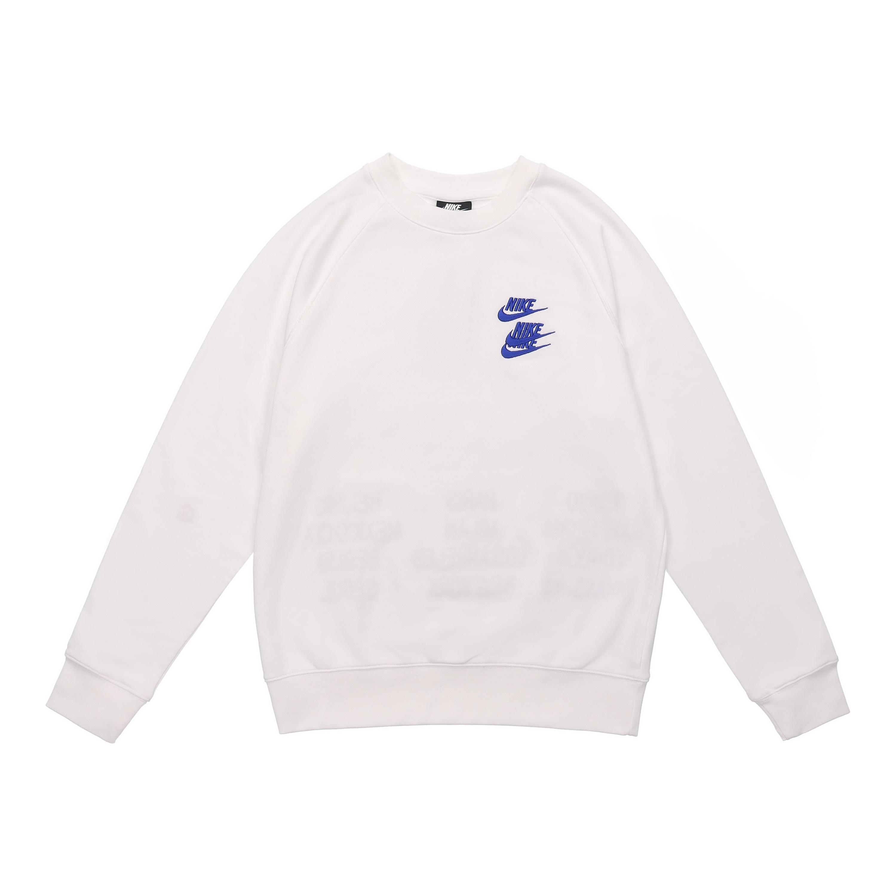 Nike MENS Embroidered 3 Hook Logo Crew-neck White Men s DD0883-100 XL