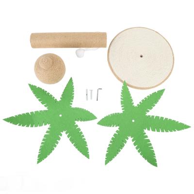 Katzenkratzbaum Sisal Niedlicher Look Platzsparend Stabile Struktur Katzenbaum Kratzbaum für Zuhause