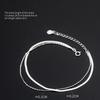Women Foot Anklet 925 Sterling Silver Double Layer Snake Chain Anklets Jewelry