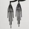 Tassel earrings European and American temperament stud earrings retro niche earrings