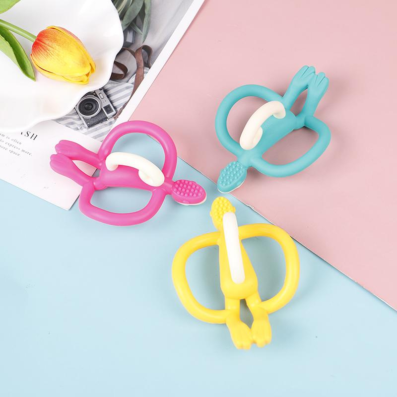 Buy Baby Toys Teething Monkey Cartoon Teether Toddler Molar Teeth Pain