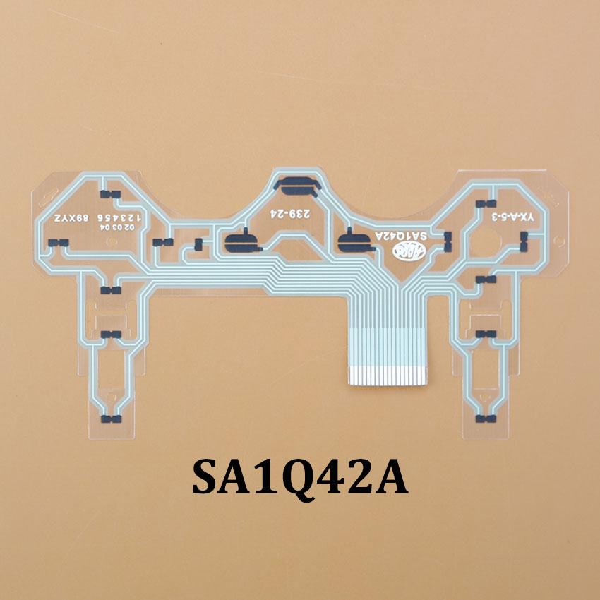 JCD 1 Piece Ribbon Circuit Board Joystick Flex Cable Conductive Film For PS2 SA1Q42A SA1Q43-A SA1Q107B SA1Q113A Controller