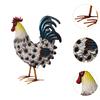 Large Metal Rooster Statue, Outdoor Yard & Patio Decor, Vintage Animal Sculpture Figurine for Garden Home Gift
