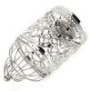 Electroplated Birdcage Candle Holder Hollow Out Birdcage Candlestick Decorations  Party Decoration