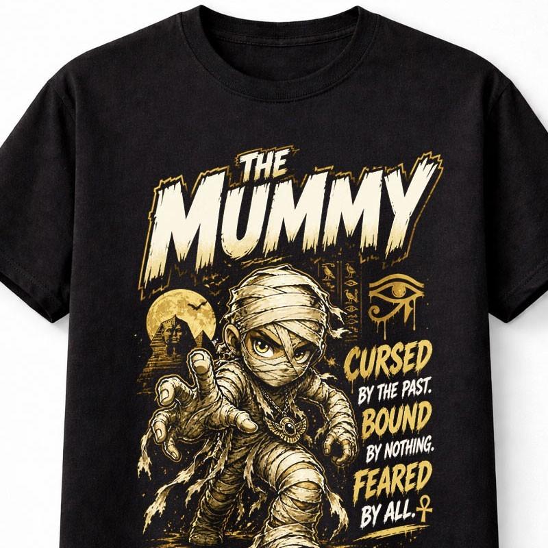 The Mummy Egyptian Curse Horror Tomb Vintage Gothic Monster Unisex TShirt